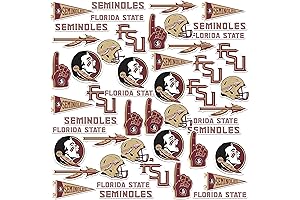 Florida State University 50ct Vinyl Large Deluxe Stickers Variety Pack
