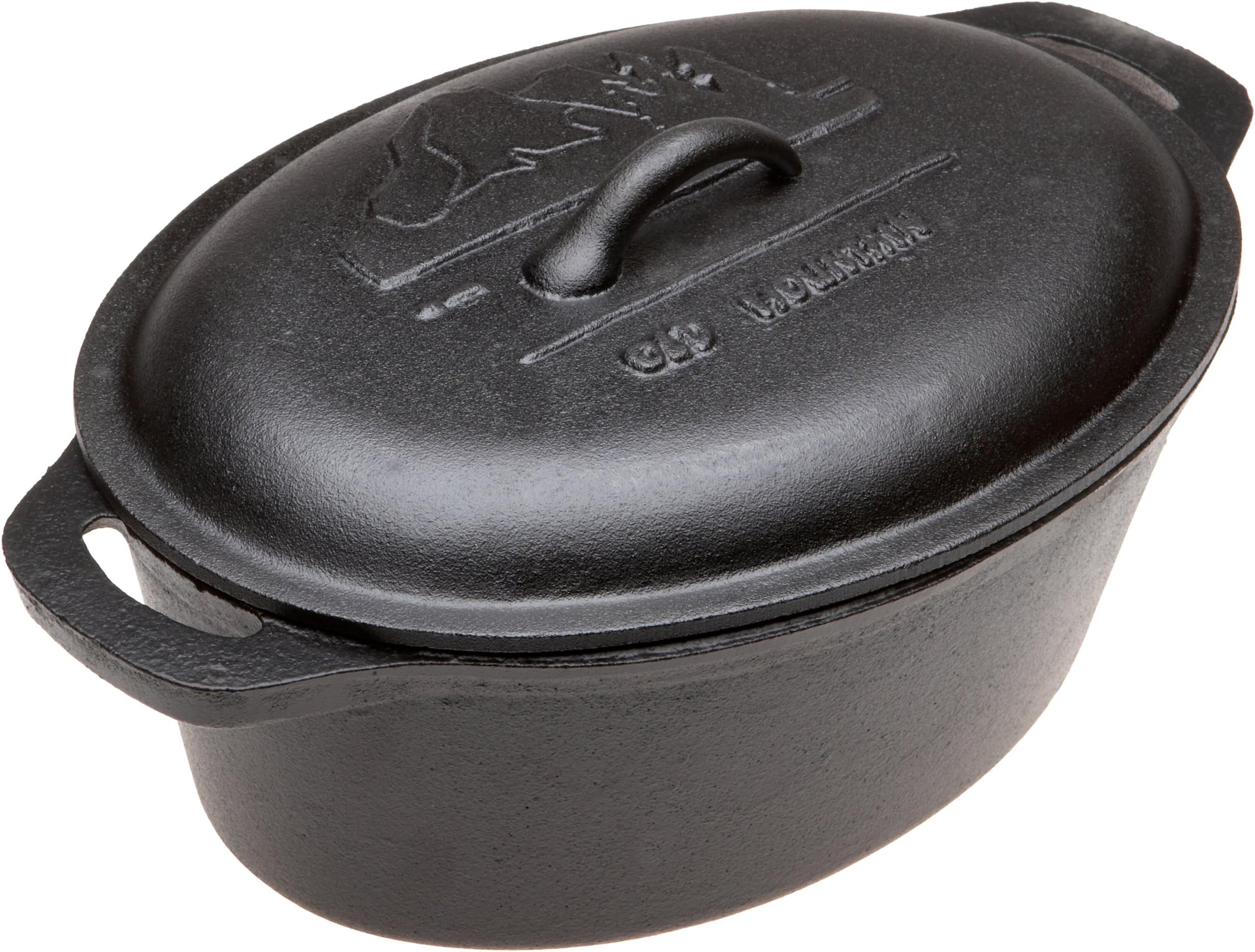 Old Mountain 4-Qt. Pre-Seasoned Casserole with Dome Lid