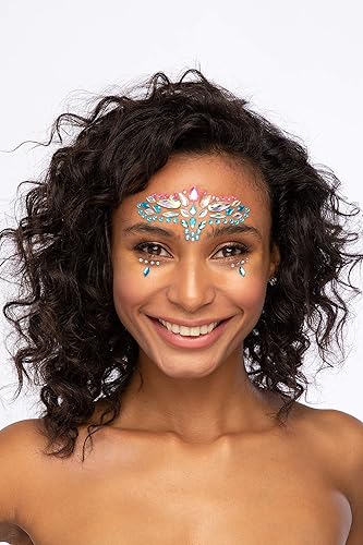 Miniatura 8 de Joyas faciales por Moon Glitter  Gemas para el cuerpo de la cara, calcomanías de cristal para maquillaje de ojos, joyas temporales para tatuajes