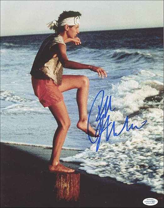 Ralph Macchio"The Karate Kid" AUTOGRAPH Signed 'Daniel-san' 11x14 Photo C ACOA Witness
