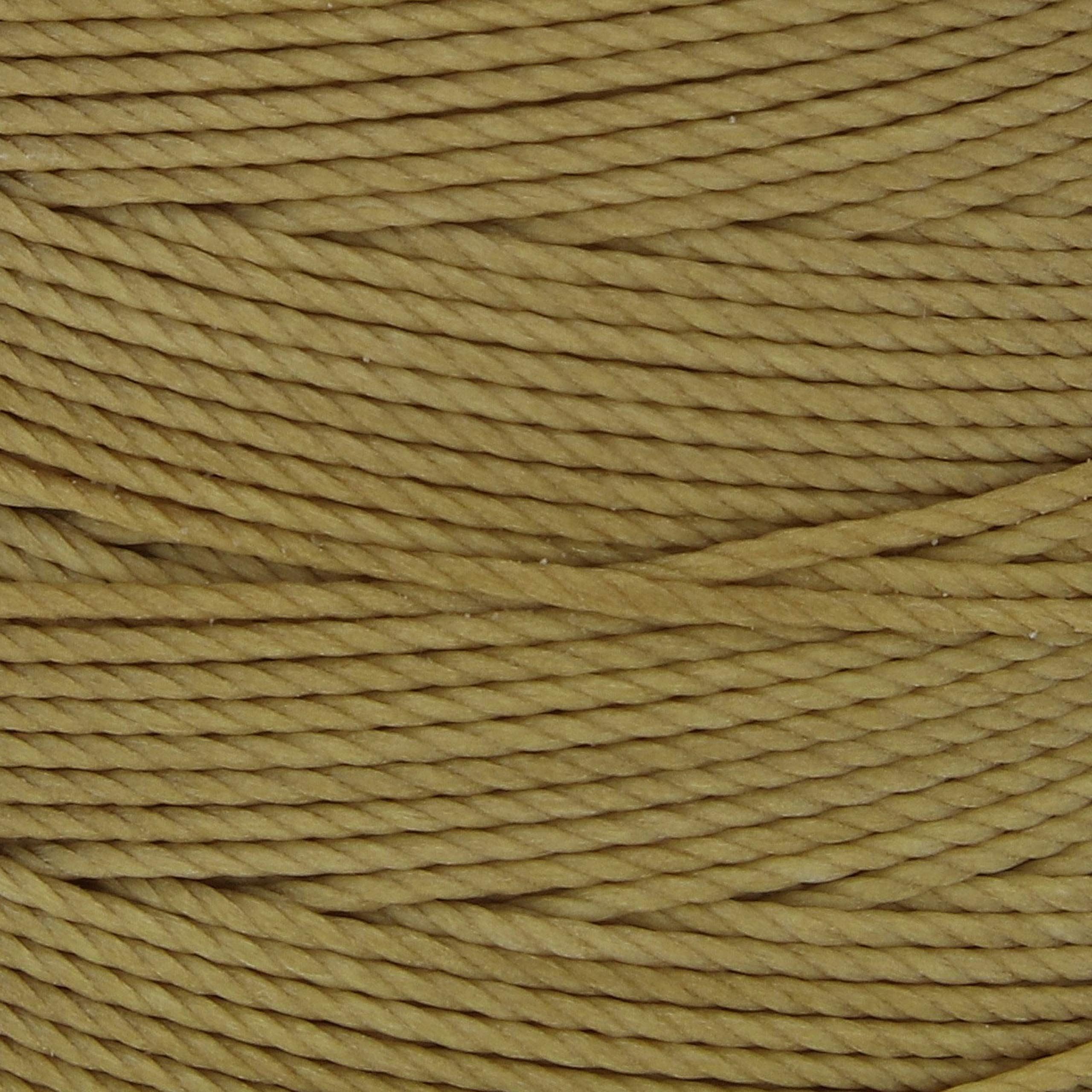 Super-LON Cable BeadSmith - 18 Nylon Trenzado tamaño # - Coral Brillante (77 Yardas Carrete)