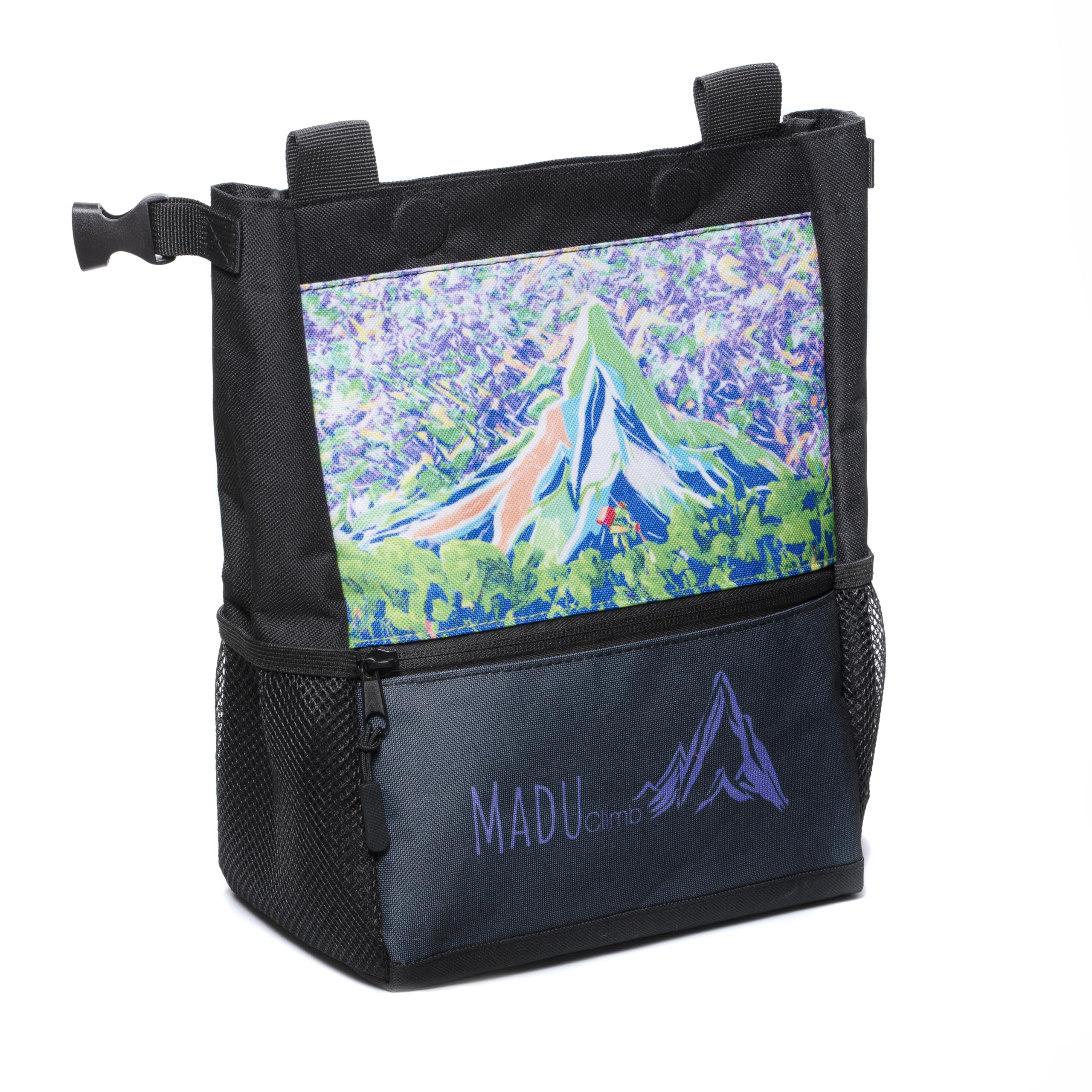 Cubo de tiza grande para escalada en roca