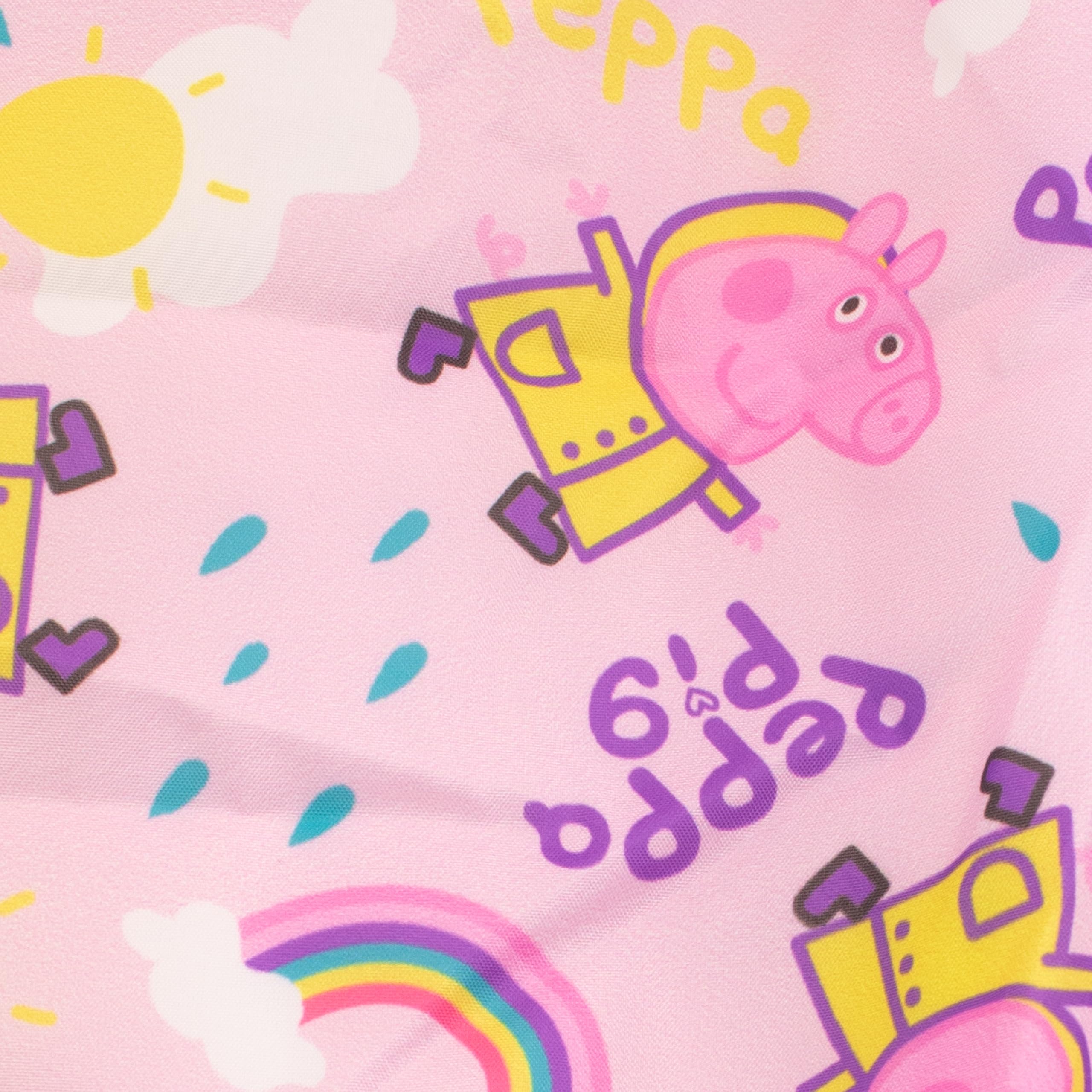 Dziecięcy płaszcz przeciwdeszczowy Peppa Pig | Wodoodporny płaszcz z kapturem dla dziewczynek