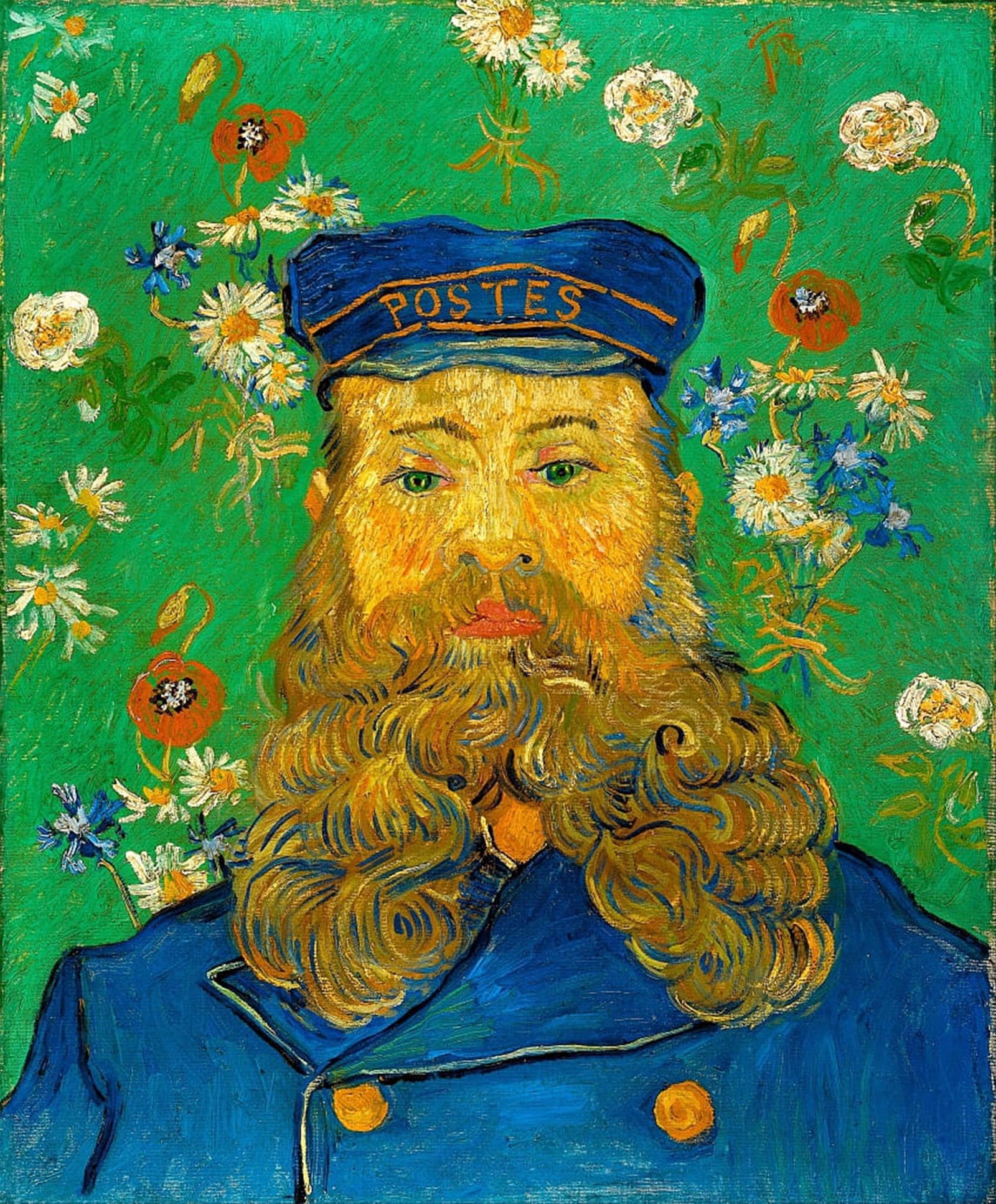 SERENDIPITP Aesthetic Poster Photo Wall Print Retro Picture Portrait of Roulin by Vincent Gogh Van Modern Wall Artwork for Home Decor 60x90cm