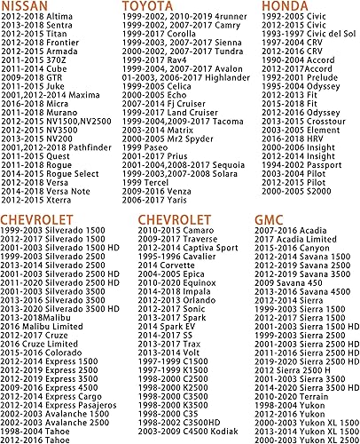 Miniatura 3 de Fokes Tapa de gas con bloqueo, tapa de combustible compatible con 4Runner Tacoma Tundra Acura Honda CRV Infiniti Mazda Nissan Buick Cadillac GMC