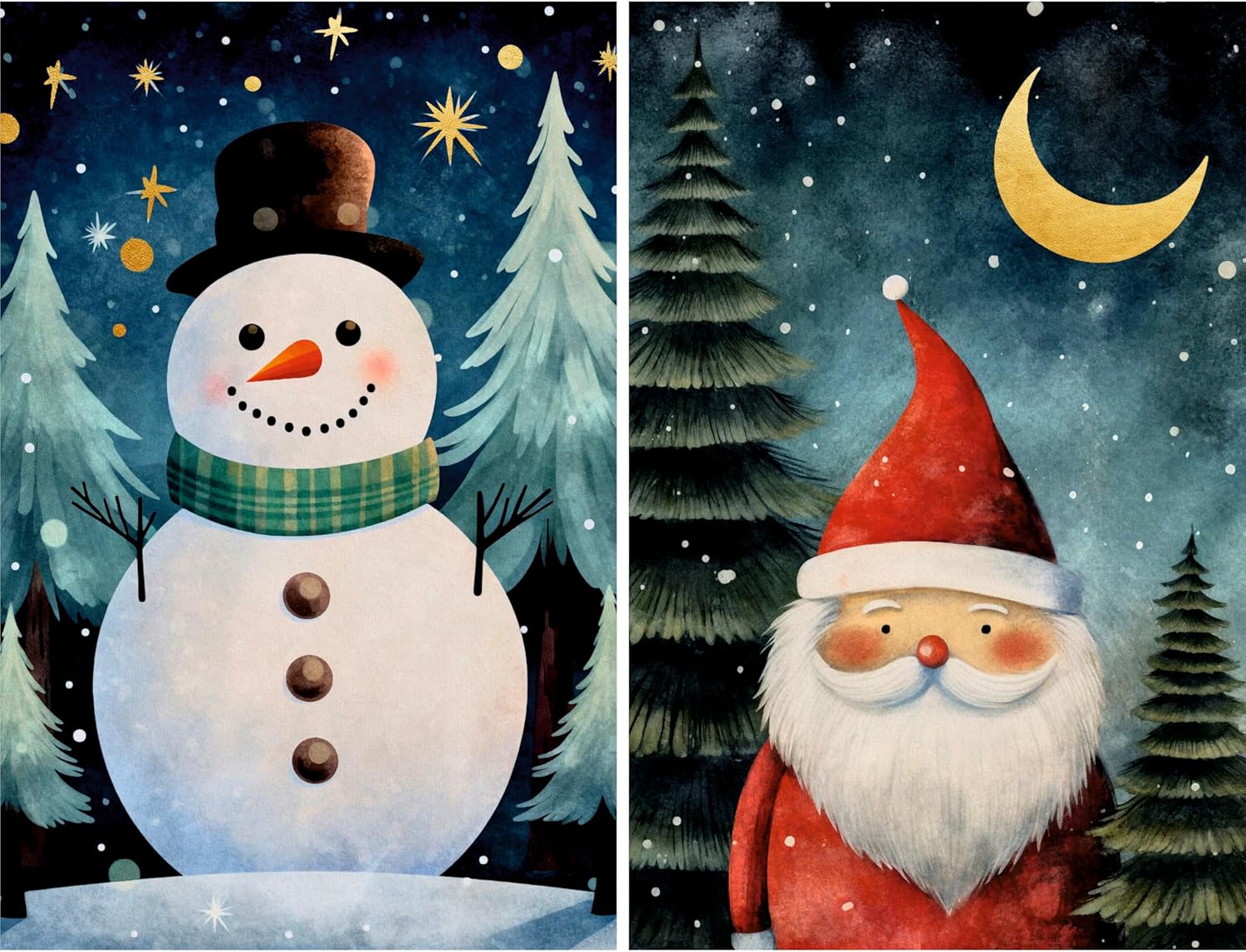 Christmas Rice Paper for Decoupage, 8 x 10.5” (A4) – 9 Pages – 16 Coordinated Designs – Premium 30gsm Craft Paper for Furniture, Scrapbooking & DIY Décor by Craft Kreatively