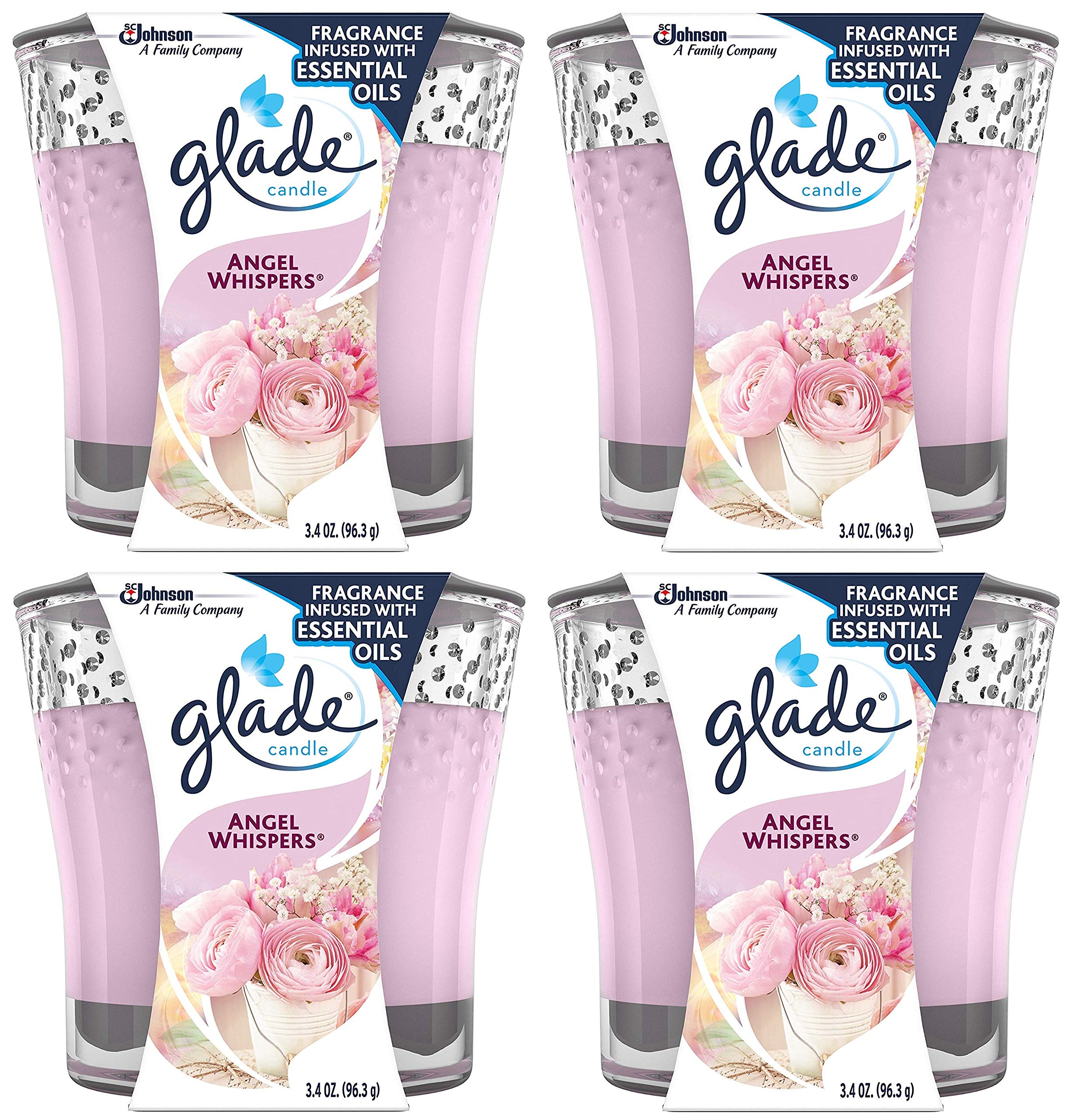 Amazon.com: Glade Jar Candle Air Freshener, Angel Whispers, 3.4 oz