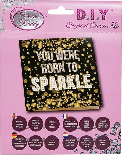 Miniatura 16 de Crystal Art Tarjeta de cumpleaños amigos 7.1 x 7.1 in