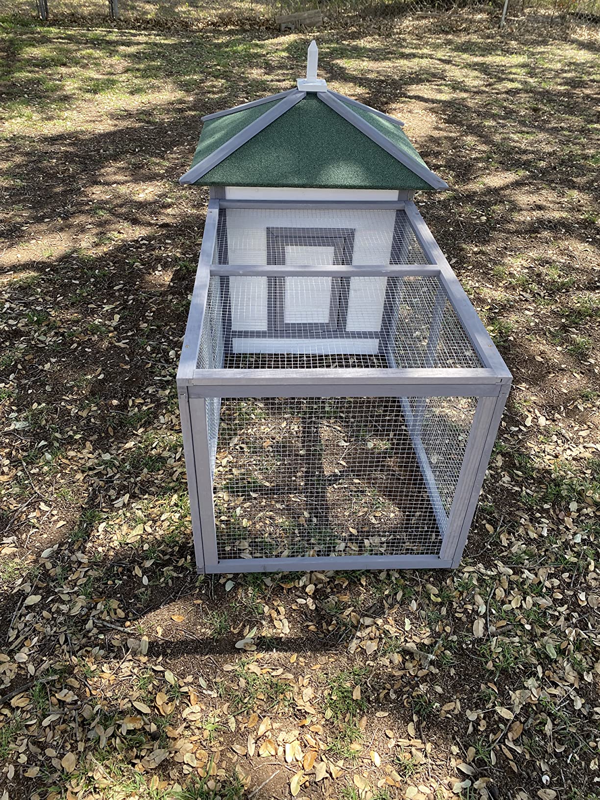 35/mo Finance PawHut 77" Wooden Weatherproof Backyard Chicken Coop