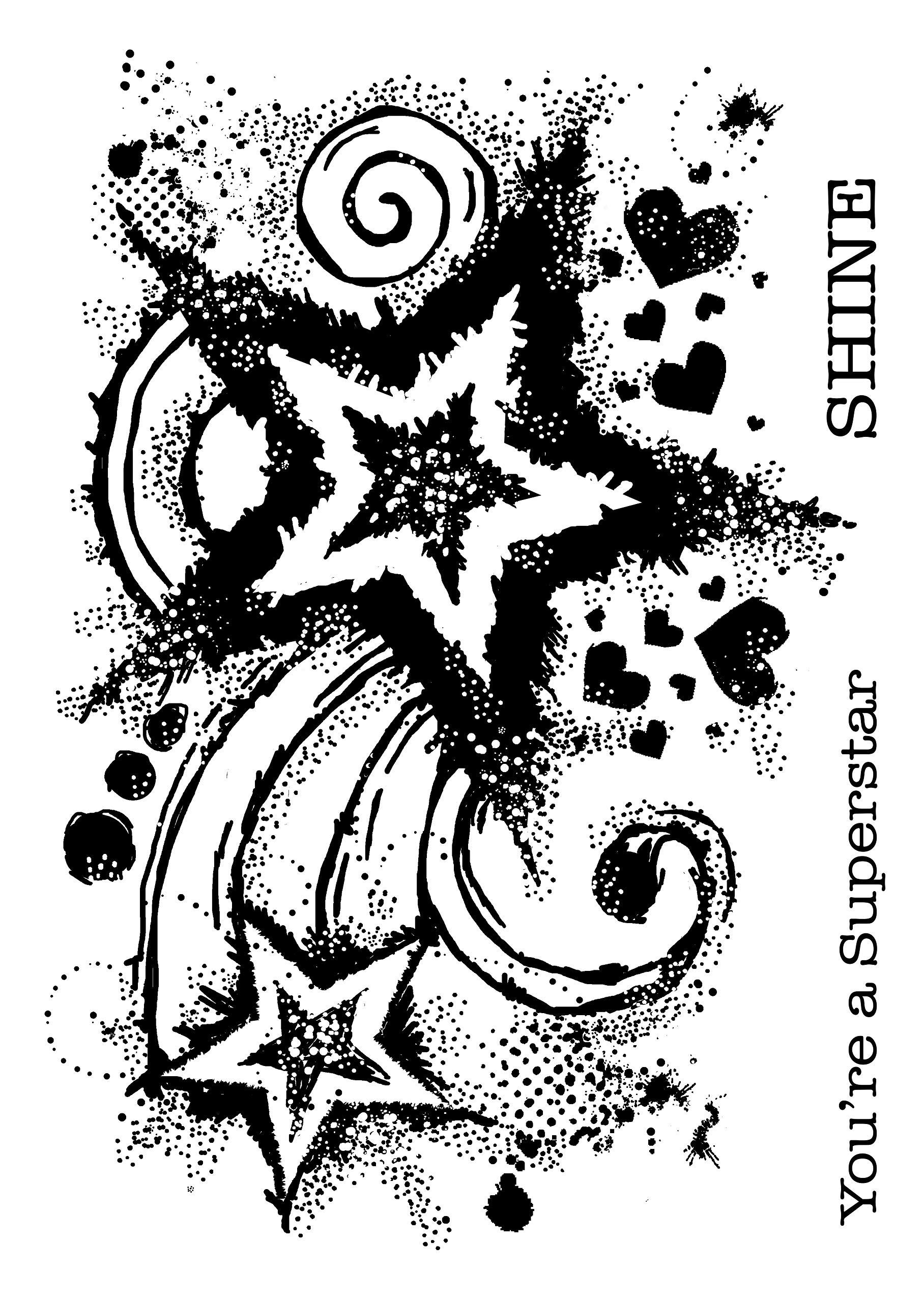 WoodwareCraft Collection Francoise Collection-Clear Magic-Star Burst, 10 x 13.5