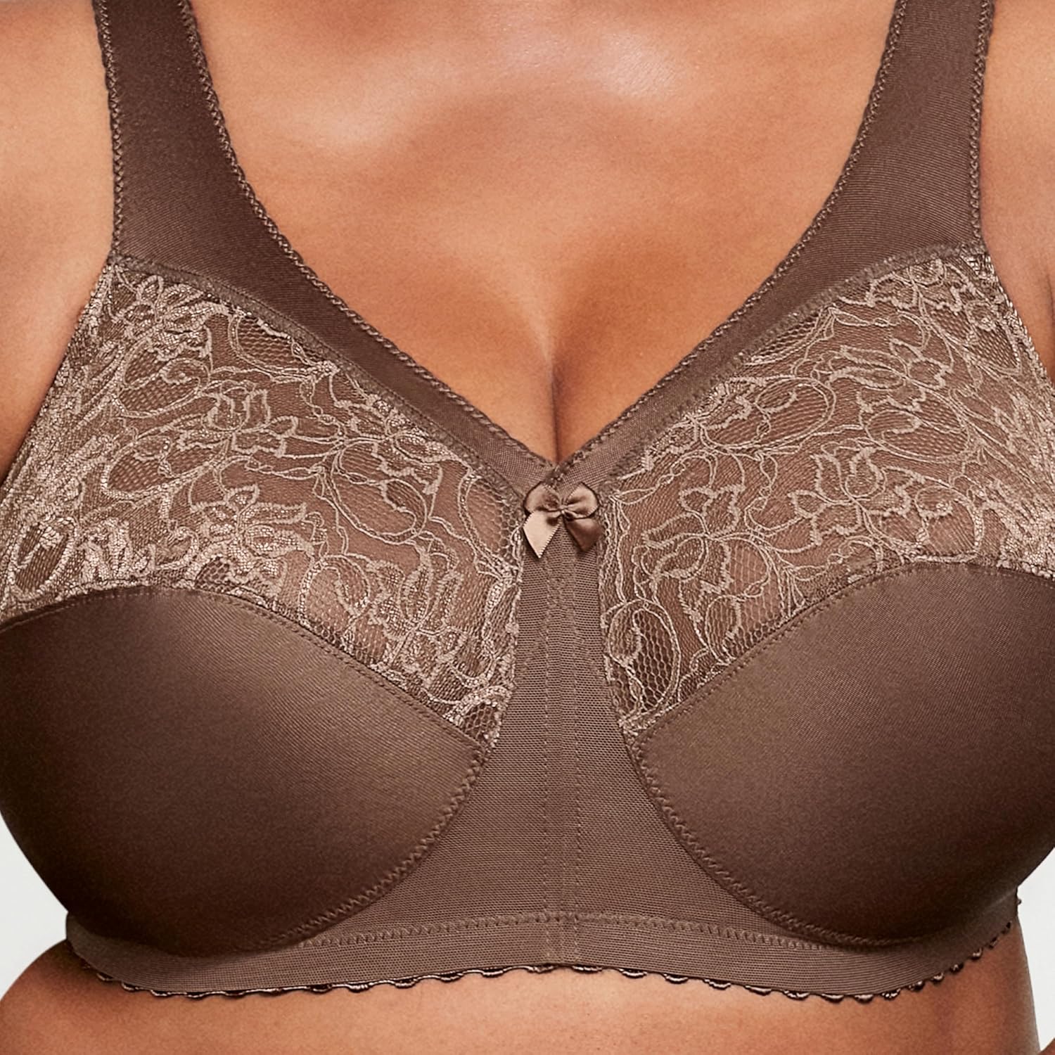 Glamorise Full Figure Plus Size MagicLift Original Support Bra Wirefree #1000 - Image 3