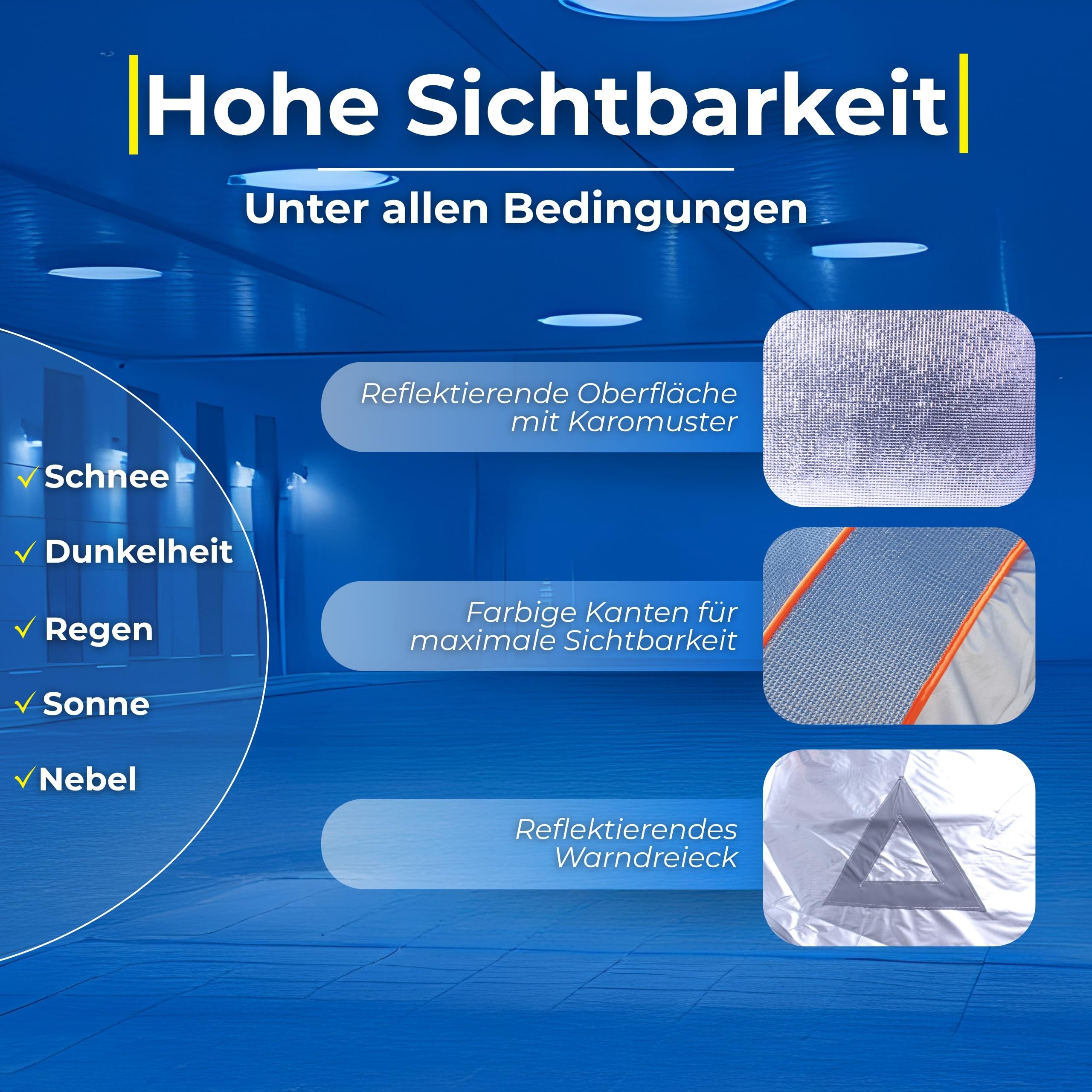 Goodyear Autoabdeckung, Hagelschutz, Hagelschutz, für Auto und SUV, UV-Schutz, wasserdicht, Hagelschutz, Größe S