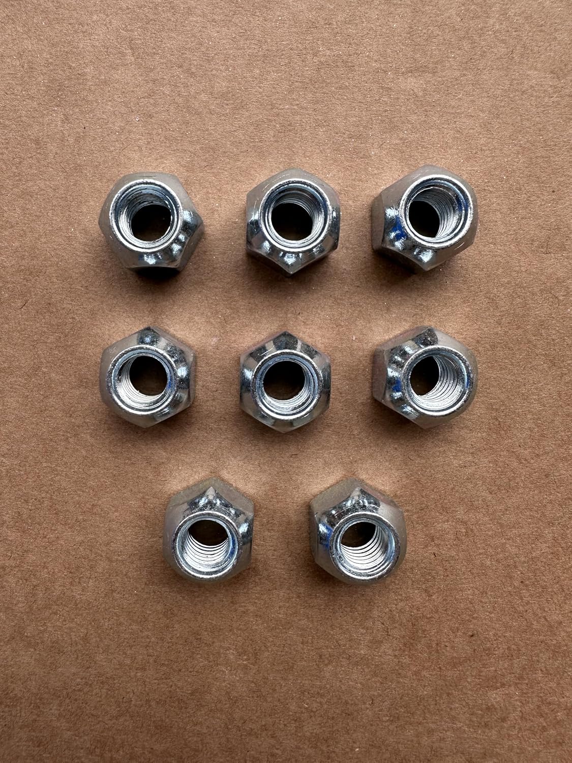 8pcs 7/16"-14 Wheel Lug Nuts 712-3050 Replacement for CUB Cadet MTD Sears Troy-Bilt Yard-Machines Craftsman Mustang XP Bronco Colt Zero Turn Lawn Mower & Volunteer 465 466 467 475 476 487