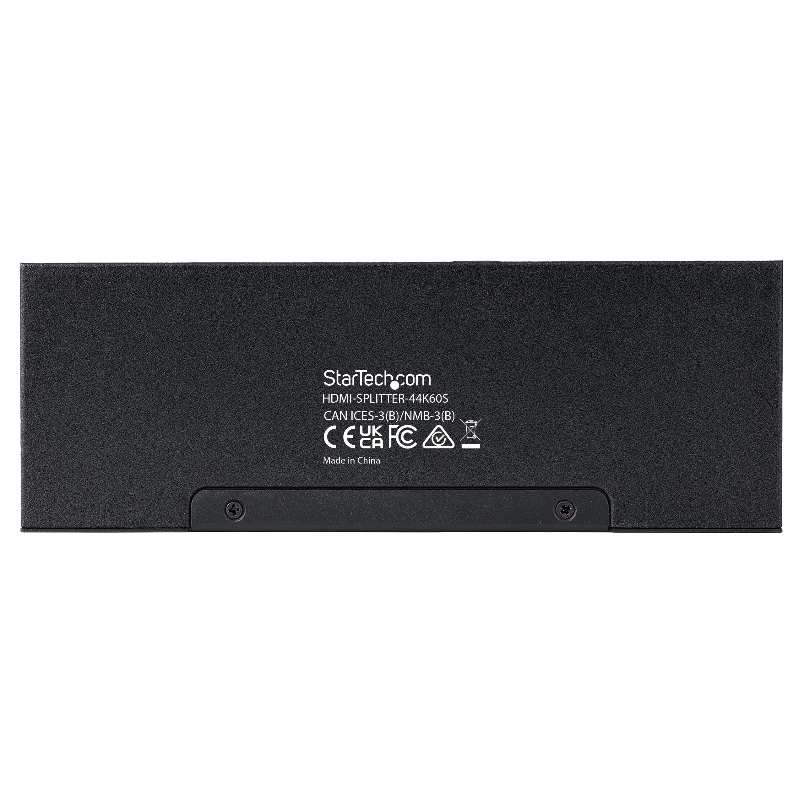 StarTech Splitter HDMI 1 a 4, 4K 60Hz HDMI 2.0, Scaler, HDR, Audio Ottico | Distribuisce un Segnale HDMI su 4 Display