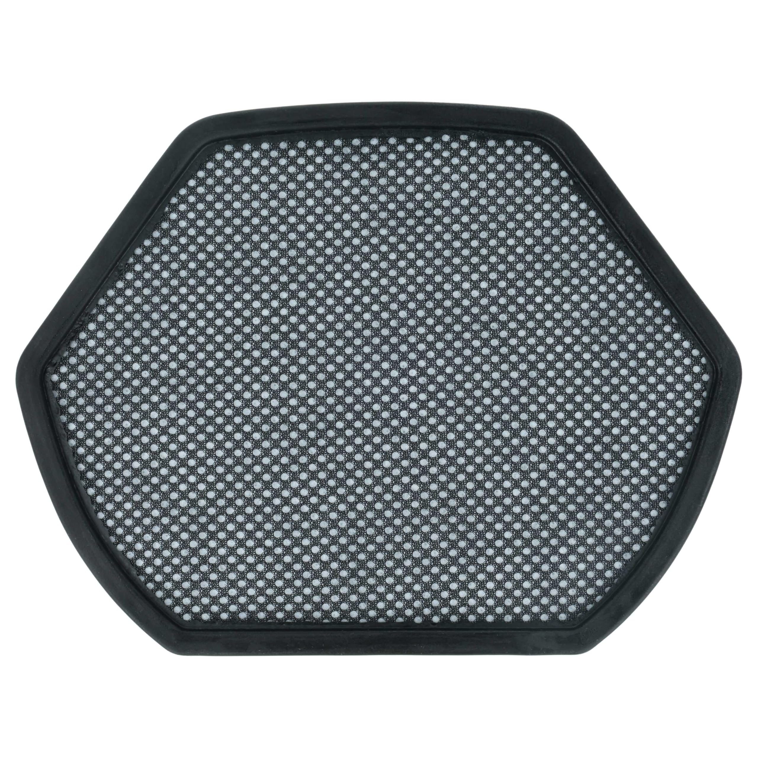 vhbw 4x Filtro de aspiradora compatible con Siemens VSX22030/01 - Filtro de espuma negro gris
