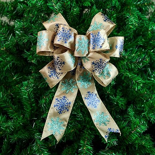 Miniatura 6 de Wreath Bow for Add On Attachments to Staircase, Garlands, Lanterns - Customized (Christmas Lime Present, Set of 10)