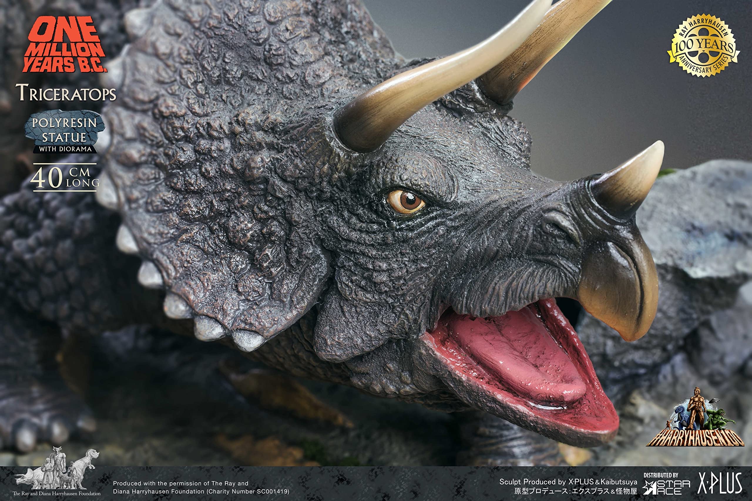 Star Ace Toys - One Million Years BC Triceratops Polyresin Statue