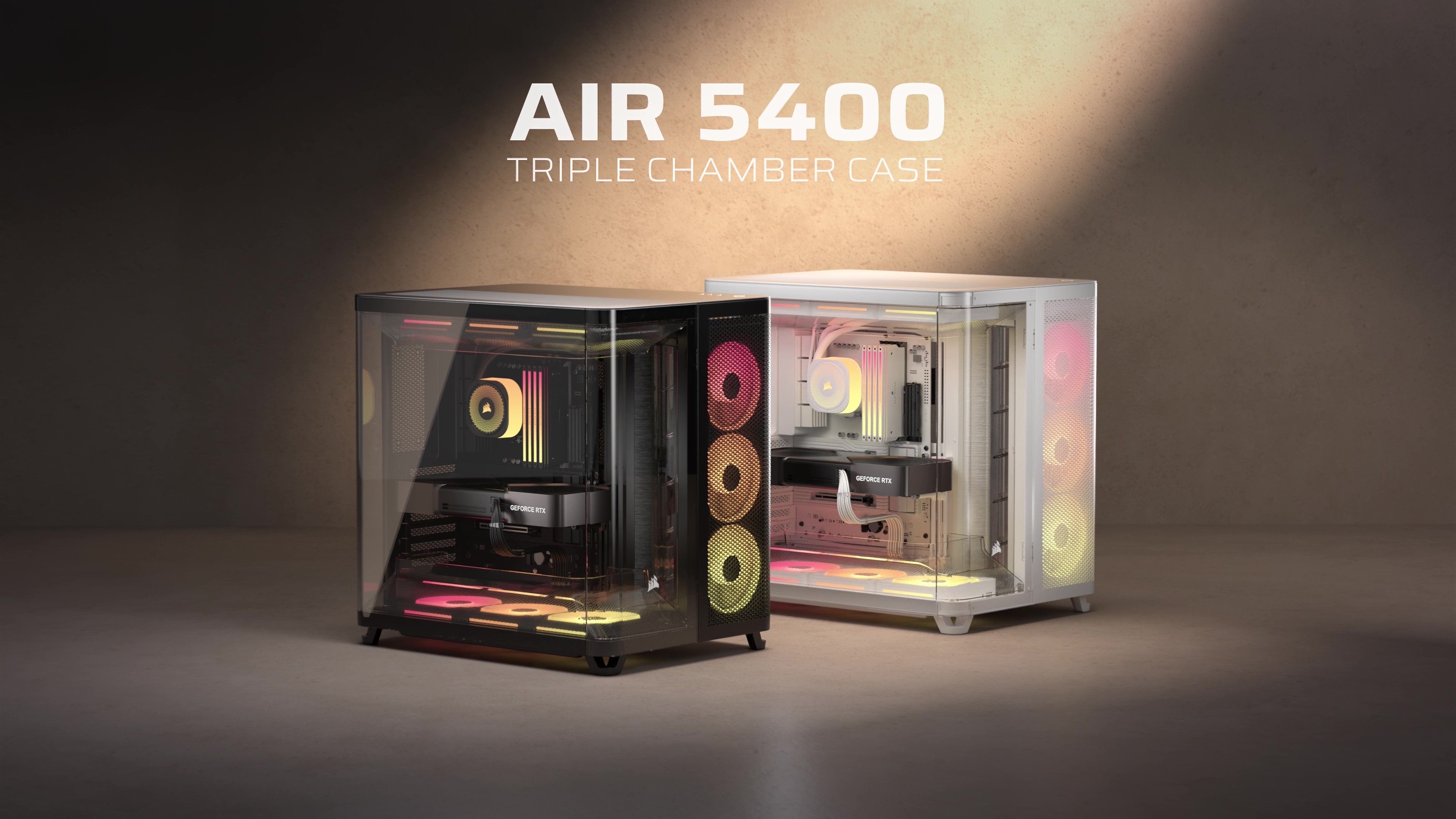 Amazon.com: CORSAIR AIR 5400 RS-R ARGB Triple-Chamber Mid-Tower