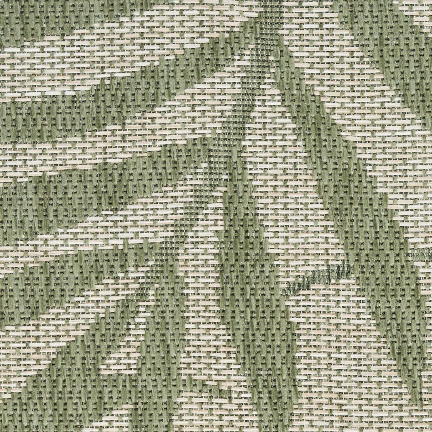 Nourison Home Garden Oasis Ivory Green 3' x 5' Area Rug - Easy Clean, Non Shedding, Bed Room, Living Room, Dining Room, Kitchen (3' x 5')