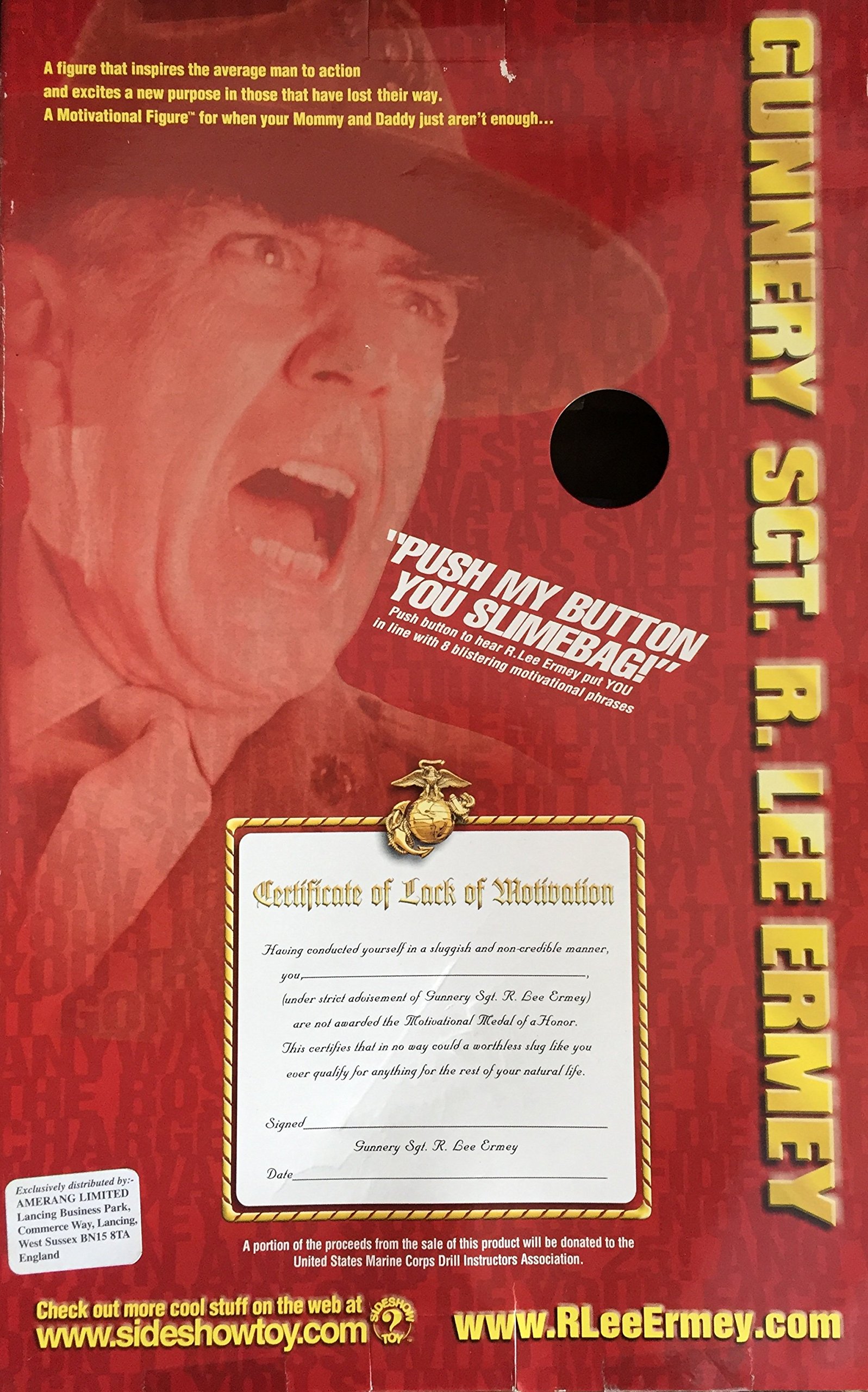 Eye For Film: R Lee Ermey as Gunnery Sergeant Hartman in Full Metal Jacket