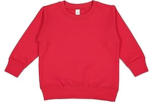 RABBIT SKINS Toddler Boy & Girl Fleece Long Sleeve Pullover Sweatshirt: The...