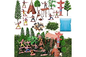 Native American Figurines Amplify School Diorama Creations