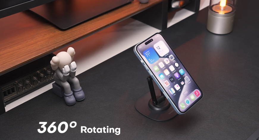 Amazon.com: OMOTON 360°Rotating MS04 Magnetic Phone Stand for Desk