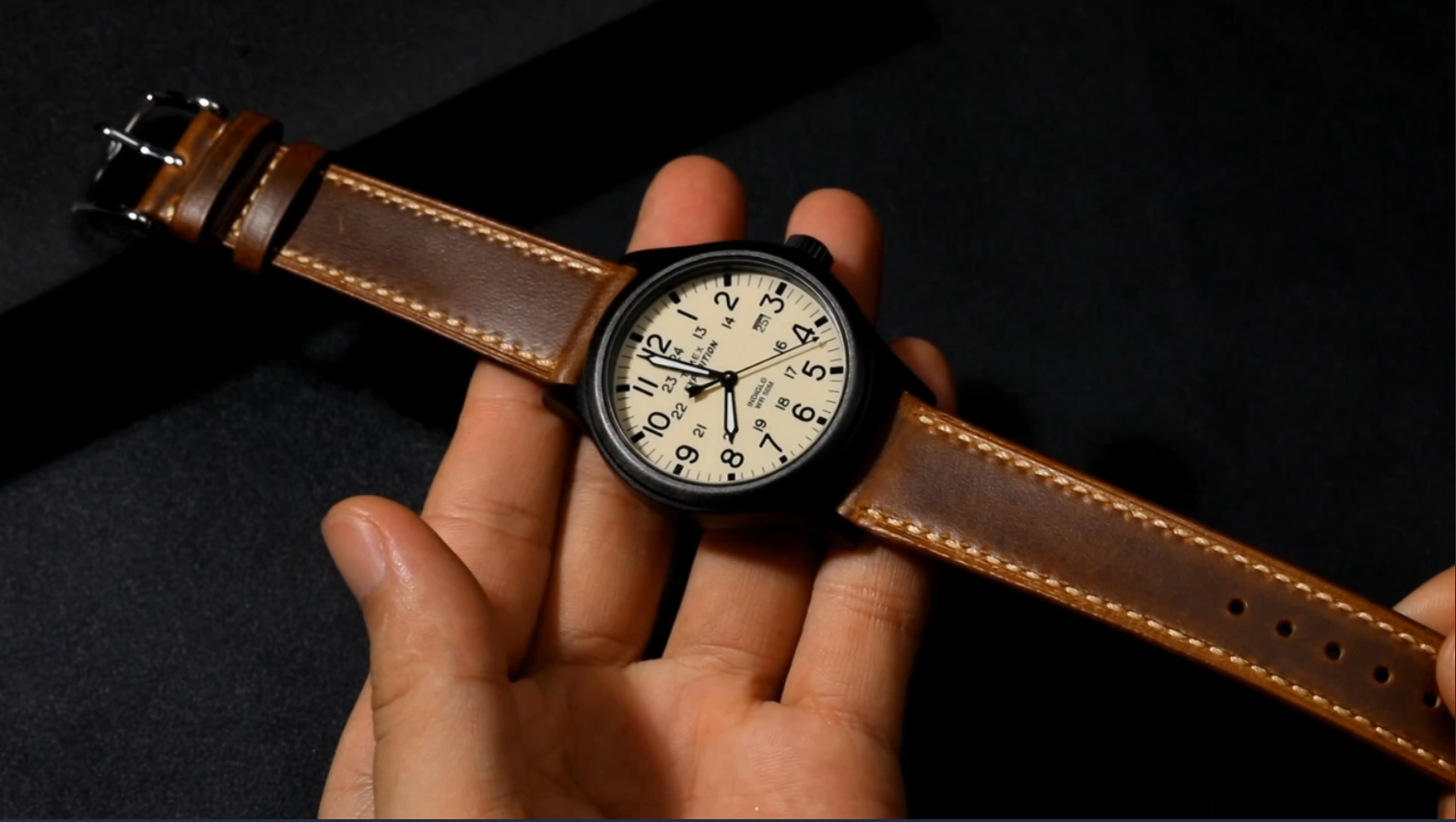 Amazon.com: Getalia 19mm Leather Watch Band, Italian Vintage Oil