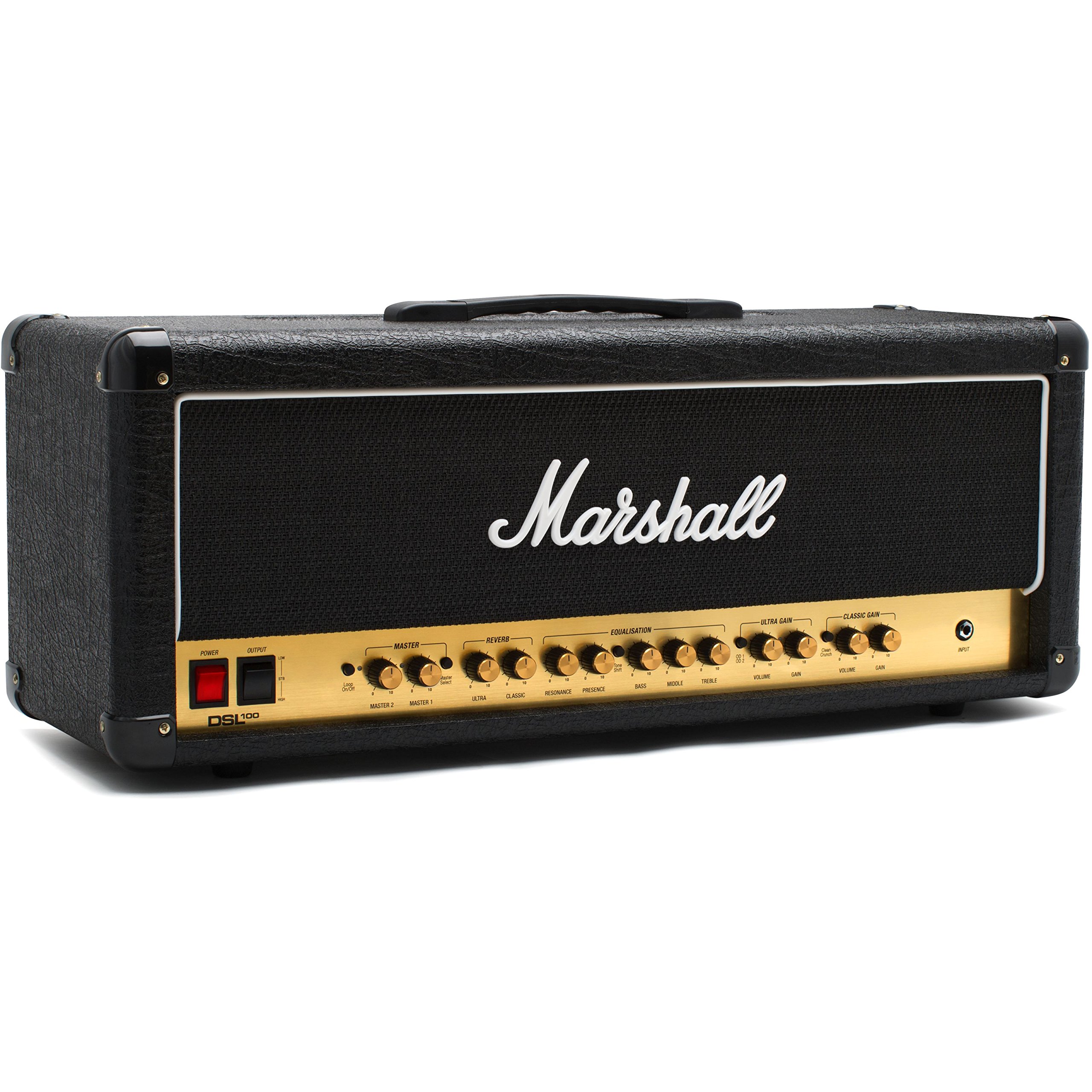 DSL100HR 2-Channel Valve Head 100W (Black) - Amplificatore a tubo per chitarre elettriche
