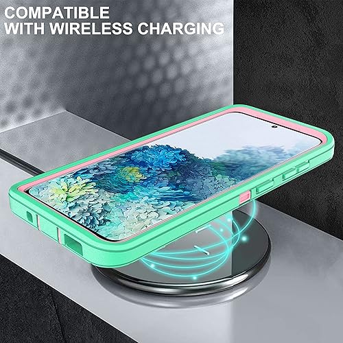 Miniatura 7 de HONG-AMY Funda para Galaxy S20, funda para Samsung Galaxy S20 con protector de pantalla de TPU flexible autorreparable 2 paquetes, funda de