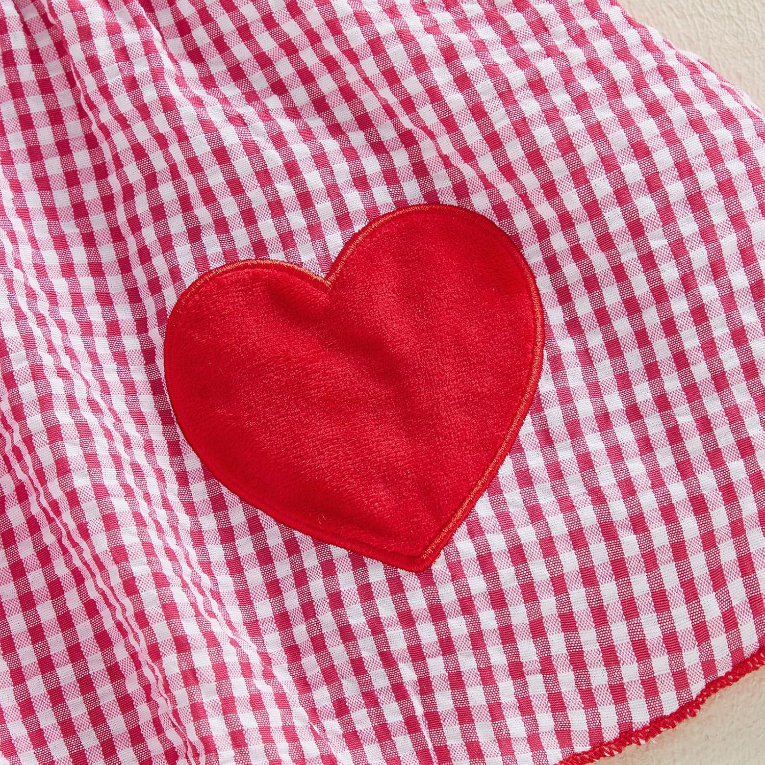 Baby Girl Summer Clothes Bow Embroidery Romper Dress Short Sleeve Plaid Jumpsuit Skirt Hem Bodysuit Cute Outfit - Image 8