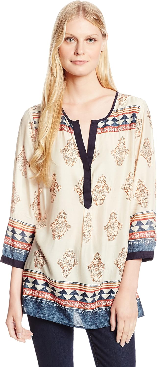Lucky brand tunic tops Clearance