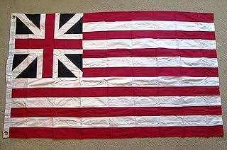 COTTON, American Revolution Flag, Grand Union Flag, Continental Army