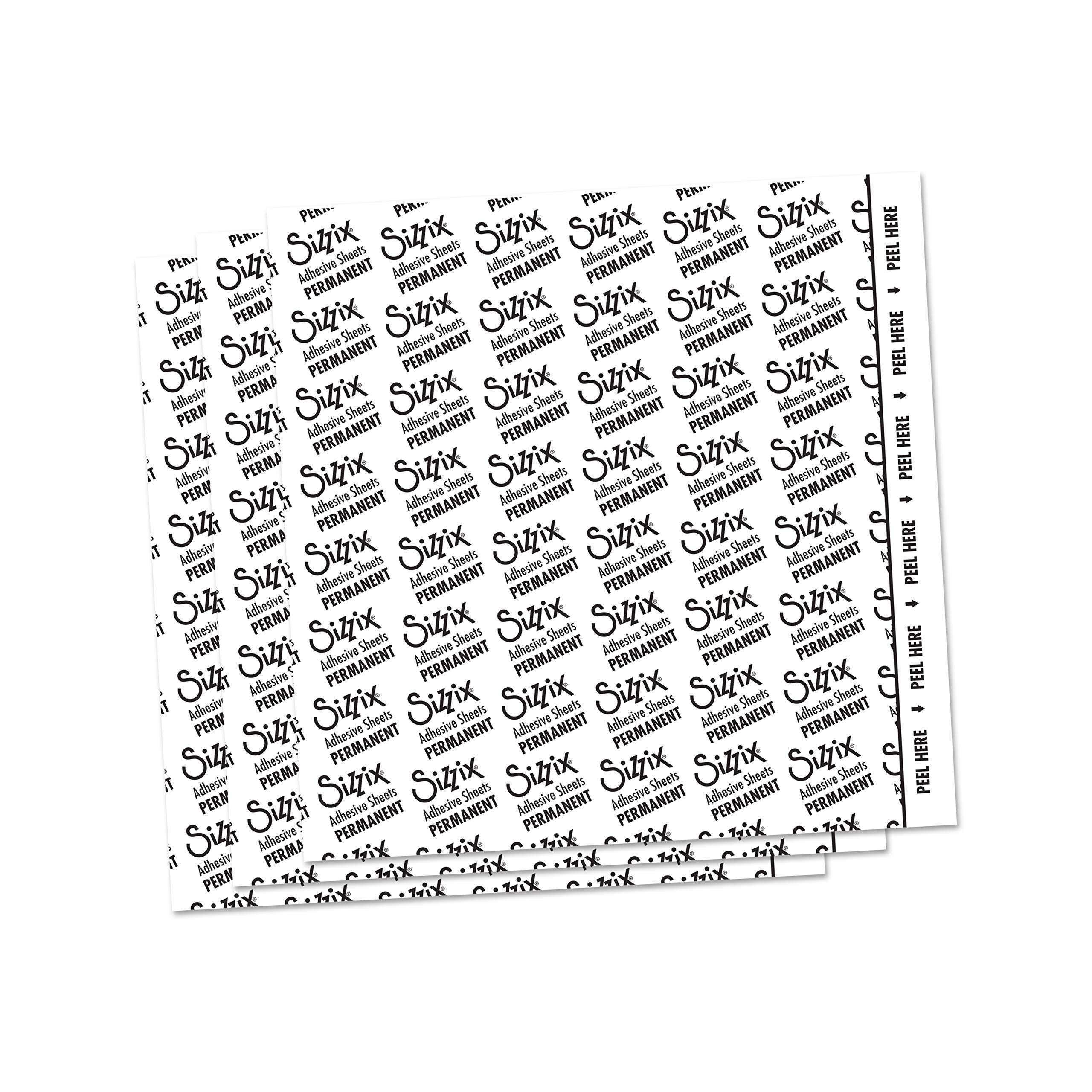 Set of 10 Adhesive Sheets, Multi-Colour, 6 x 6-Inch