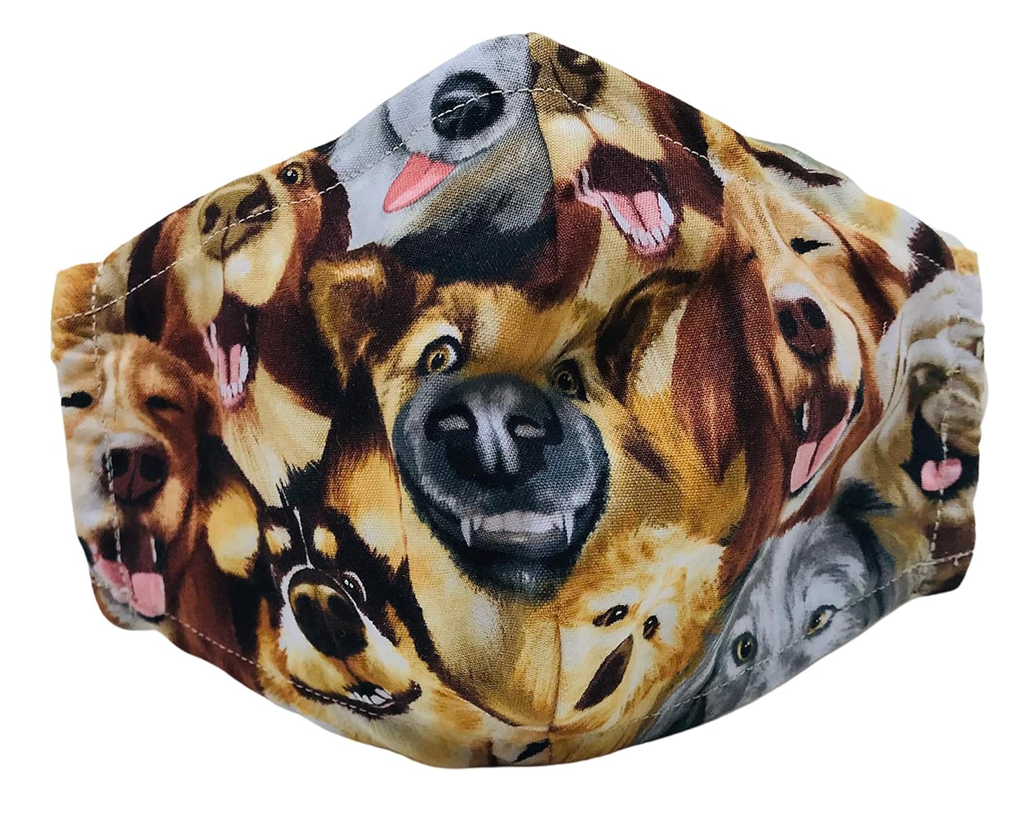 Dog Face Mask Fitted Facemask Covering Reusable