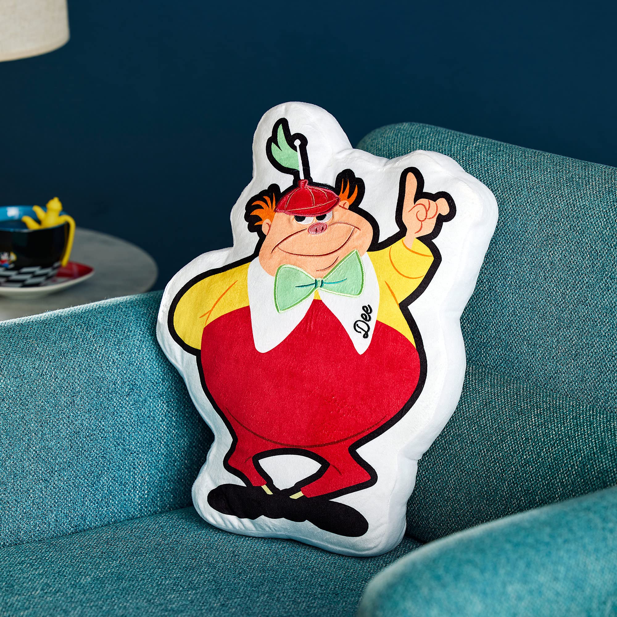 Disney Tweedledee and Tweedledum Pillow – Alice in Wonderland No Color