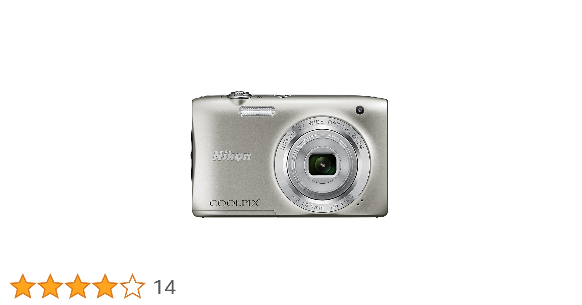 Nikon COOLPIX S2900 Digital Camera (Silver) - International