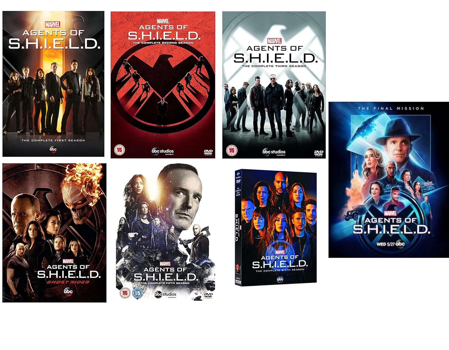 Marvel's Agents of S.H.I.E.L.D. The Complete Series Seasons 1-7 DVD