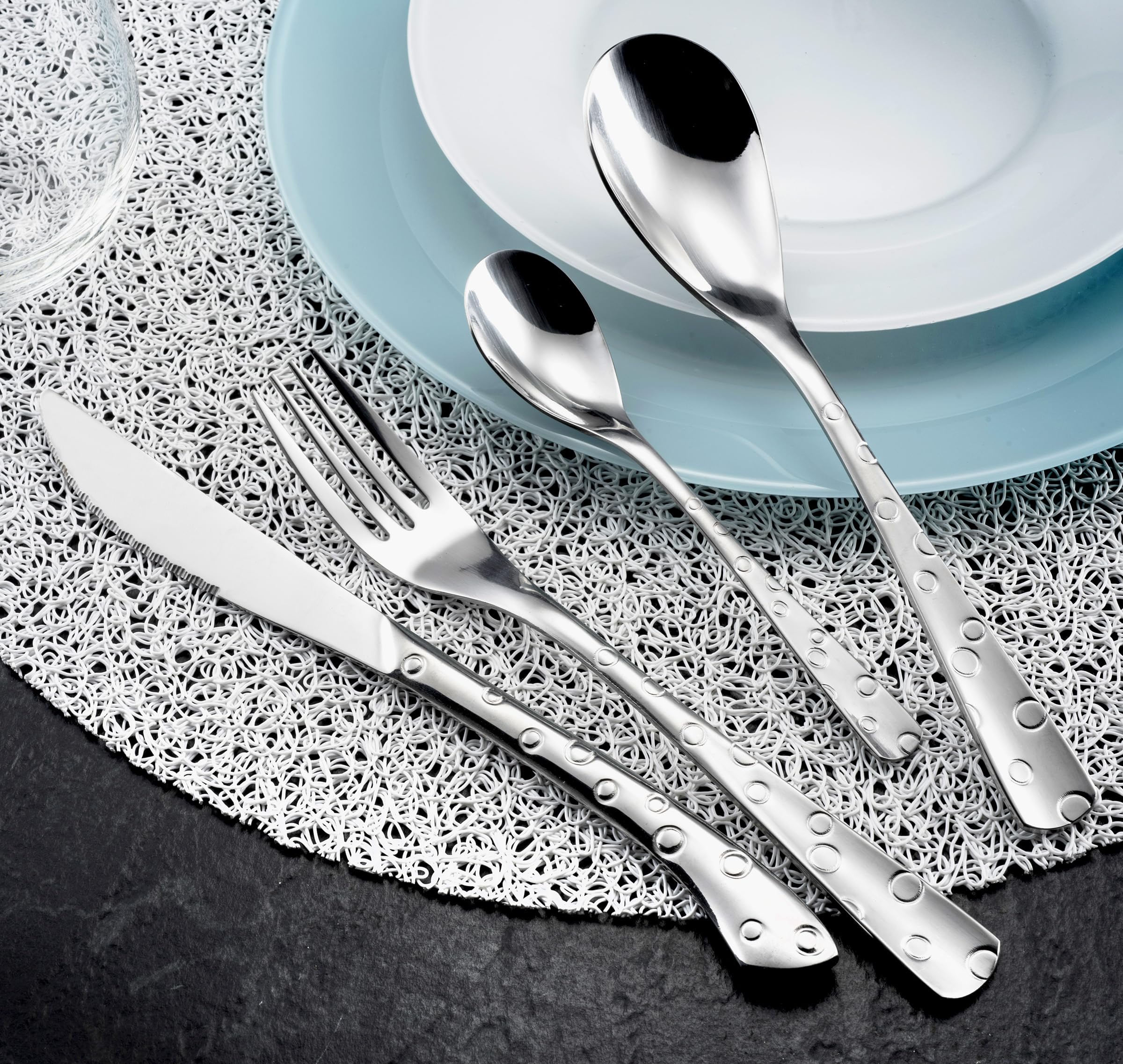Amefa 371000AF20C40 Baguette 2.5 Servies/Doos voor 6 Personen Roestvrij Staal/Bestek Monobloc Glanzende Afwerking 13,7 x 7,2 x 26,5 cm