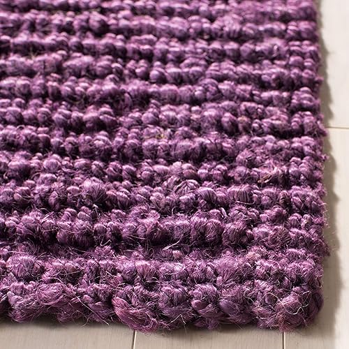 Vista 62 de SAFAVIEH Colección Natural Fiber NF447A - Tapete de pasillo, yute texturizado grueso tejido a mano de 0.75 pulgadas de grosor, ideal para zonas