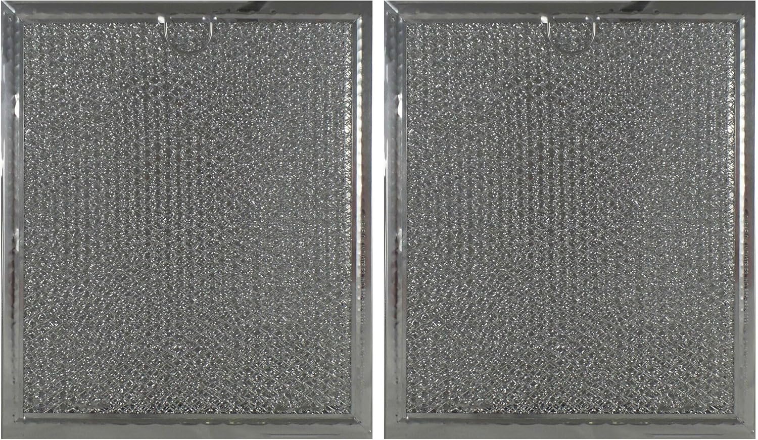 Aluminum Mesh Microwave Oven Grease Filter Replacement for GE Fits for GE AP2016554 Aluminum Mesh Grease Microwave Oven Filter, 7-3/4" x 9" x 3/32", 2-Pack