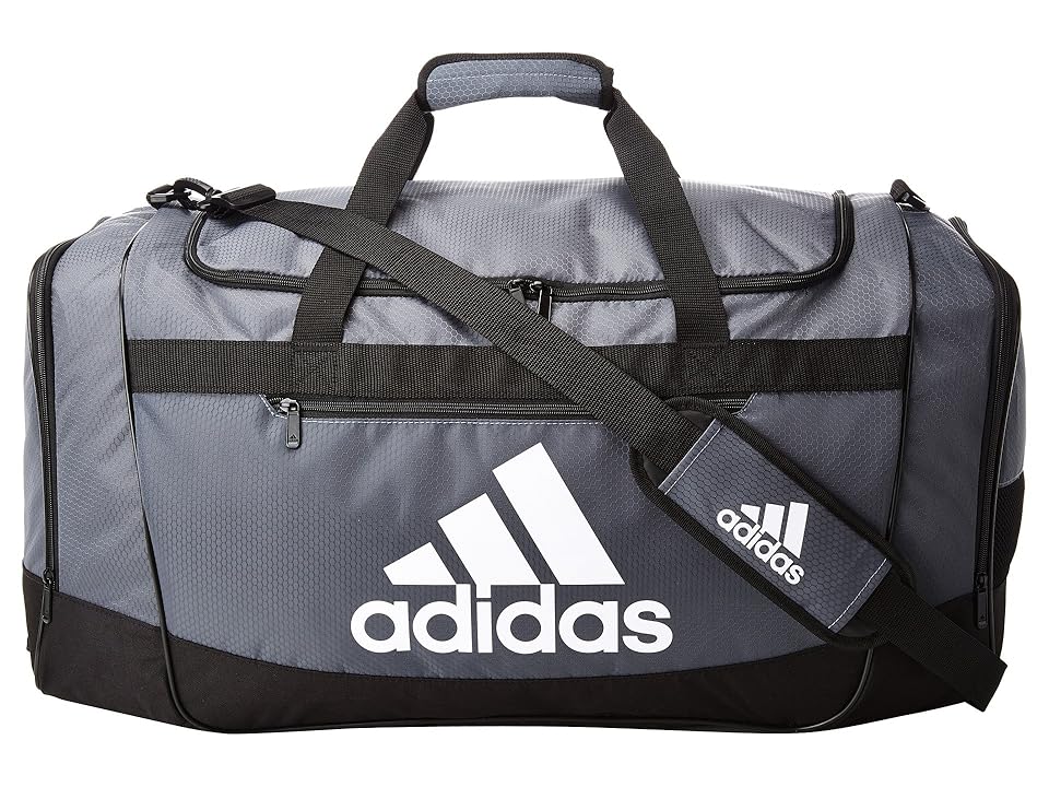 

adidas Defender III Large Duffel (Onix/Black/White) Duffel Bags