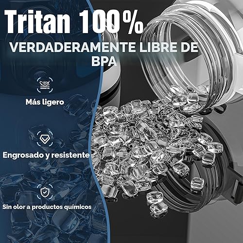 Miniatura 3 de OLDLEY - Botella de agua deportiva motivacional de 32 onzas con marcador de tiempo para tomar agua, de tritán, sin BPA, boca ancha a prueba de