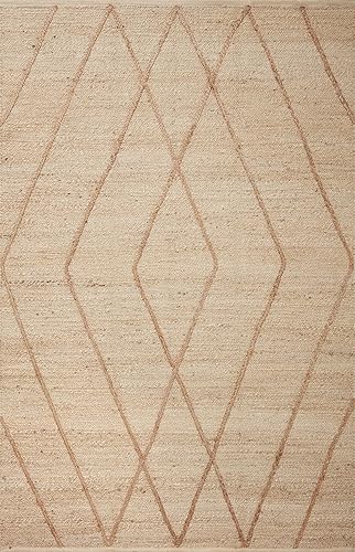 Loloi Bodhi Collection BOD-02 IvoryNatural 2'-6" x 7'-6" Runner Rug