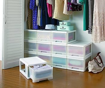 クリア収納 Amazon｜生活雑貨 収納ケース 収納ボックス 衣類収納 収納 収納