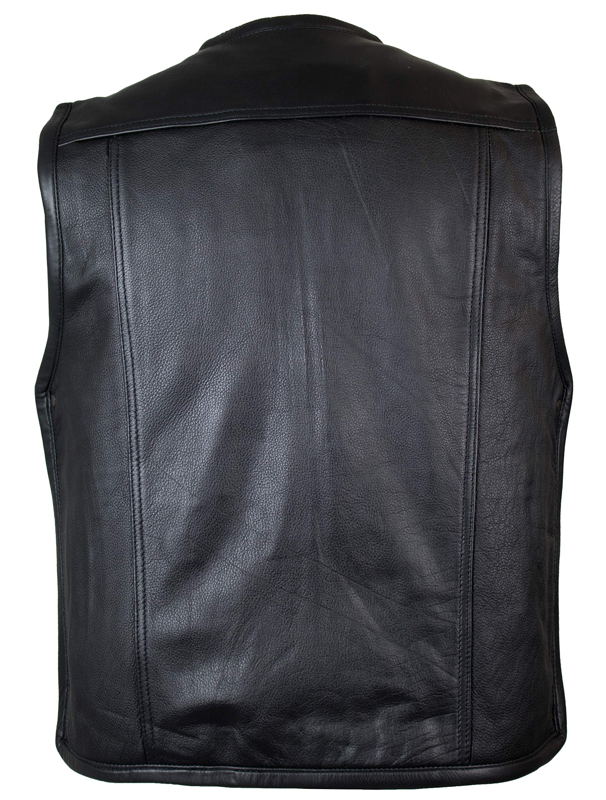 MDM - Gilet - Senza Maniche - Uomo Nero XXXXL