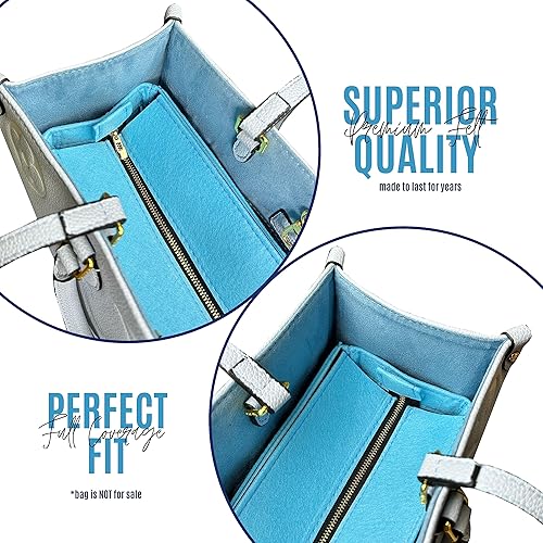 Miniatura 5 de Lv Onthego MM organizer, Lv Onthego PM Insert, Lv Onthego GM Bag Organizer Handmade 2mm Premium Wool Felt Snug Sturdy (For Onthego MM, Lime)