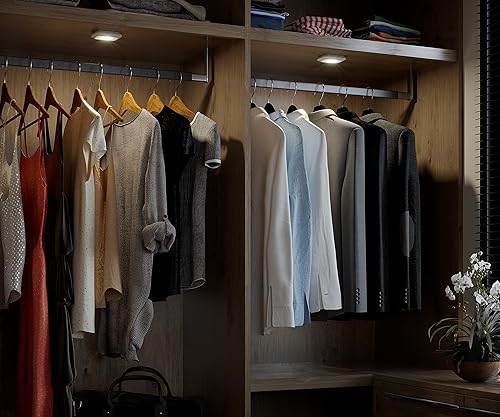 Miniatura 3 de Good Earth Lighting Batería recargable de iones de litio con luz de disco de 3.8 pulgadas activada por movimiento (paquete de 2) - Blanco - 4000K -