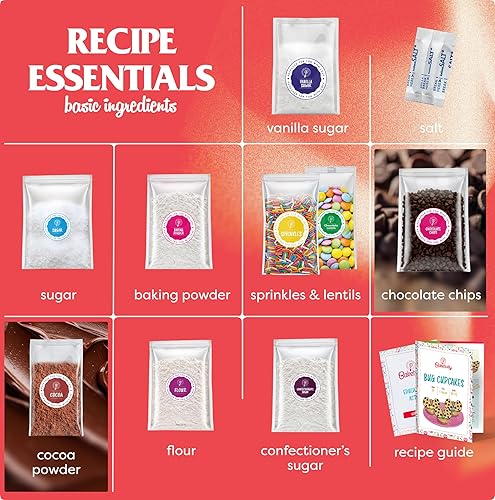 Miniatura 3 de Kit de actividades de horneado DIY para niños de Baketivity - Hornea deliciosos cupcakes de insectos con ingredientes pre-medidos – La mejor idea