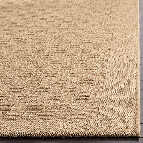 Miniatura 4 de SAFAVIEH Palm Beach Collection - Alfombra decorativa de 2 x 3 pies, diseño de maíz, sisal y yute, ideal para zonas de alto tráfico en entrada, sala